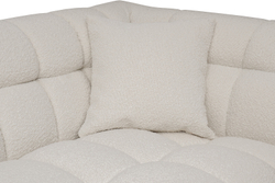 Диван двухместный Прато(GD/Prato) букле экрю Orso-ECRU 204x106xx75см Garda Decor