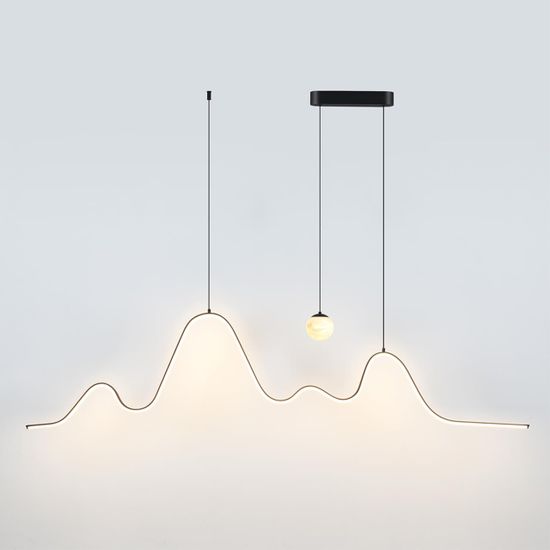 7181/37L HIGHTECH ODL26 283 светильник черный/алебастр/металл IP20 LED 37W 2600Лм 3000K 120° 220-240V MOONLIGHT