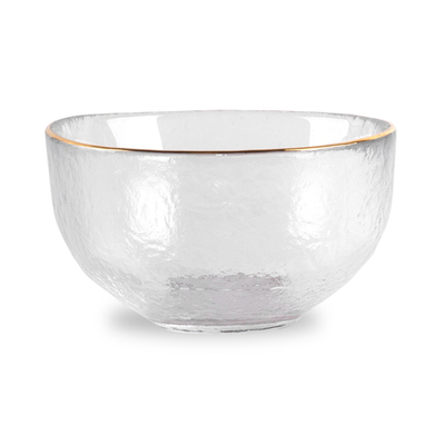 243042.8 Пиала серия ЛЕДЯНОЙ УЗОР "Айсберг", стекло, 90 мл, золотой ободок