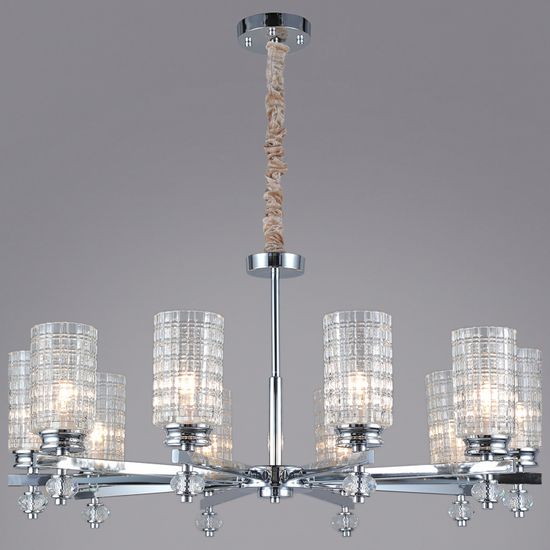 Люстра потолочная ILLUMICO E14  IL8678-10P-20 CR