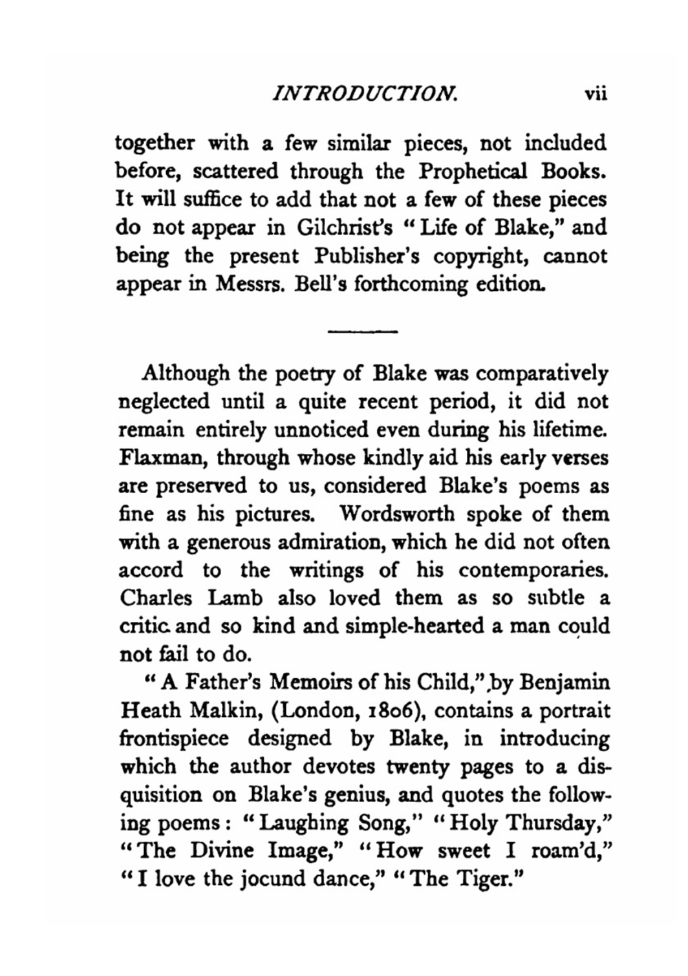 The poems of William Blake. comprising Songs of innocence and of experience, together with poetical sketches and some copyright poems not in any other edition | William Blake