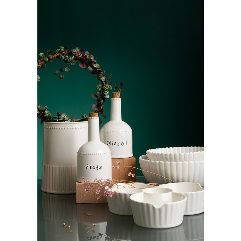Бутылка для масла белого цвета из коллекции kitchen spirit, 250 мл