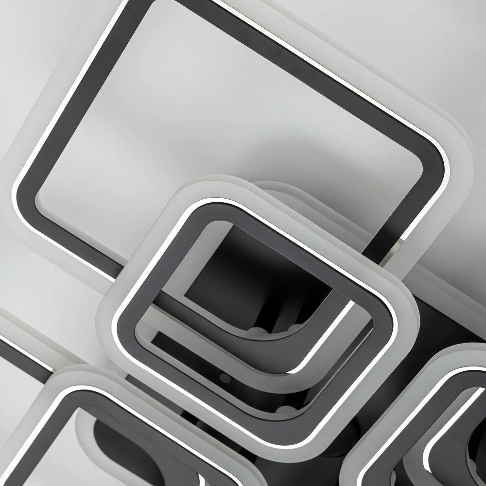 Citilux Марсель Смарт CL232A185E RGB Умная люстра Чёрная