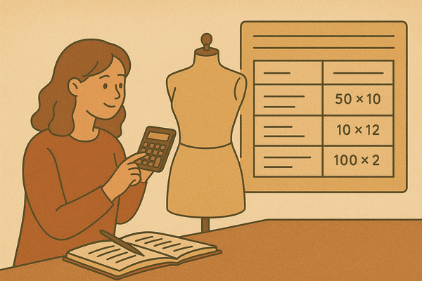 🧵 Как правильно рассчитать себестоимость партии одежды: таблица, формула и примеры