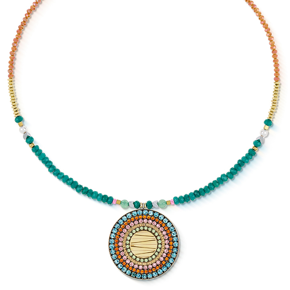 Колье Coeur de Lion Multicolour Boho 2036/10-1583