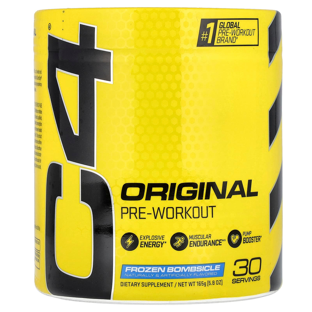 C4 / Cellucor, C4® Original, предтренировочный комплекс, «Холодное сердце», 165 г (5,8 унции)