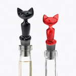 Пробка для бутылки miaou, черная