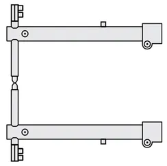 Комплект плеч Fubag O 45×800 мм для RV