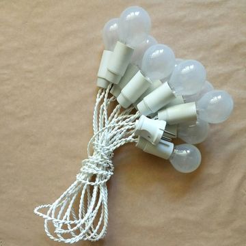 РЕТРО-ГИРЛЯНДА на 5 метров с 10 лампочками ( белая )