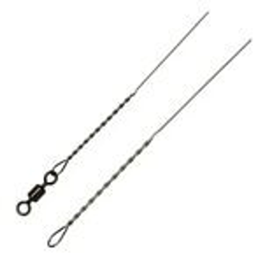 Поводок струна Leader Ice Fishing с вертлюгом 7,5 см., 4 кг. (10 шт)