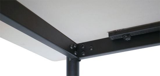 Стол ВИКО керамика, белый глянец Т11мм, 140-80-76 см