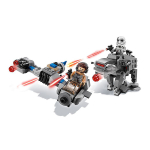 LEGO Star Wars: Бой пехотинцев Первого Ордена против спидера на лыжах 75195 — Microfighters — Ski Speeder vs. First Order Walker — Лего Стар ворз Звёздные войны