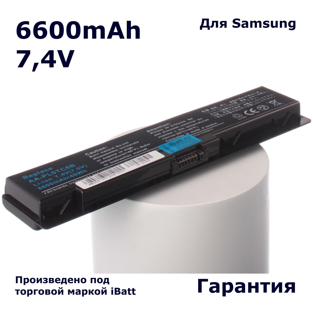 Аккумулятор iBatt 6600mAh, для AA-PB0TC4M AA-PL0TC6B