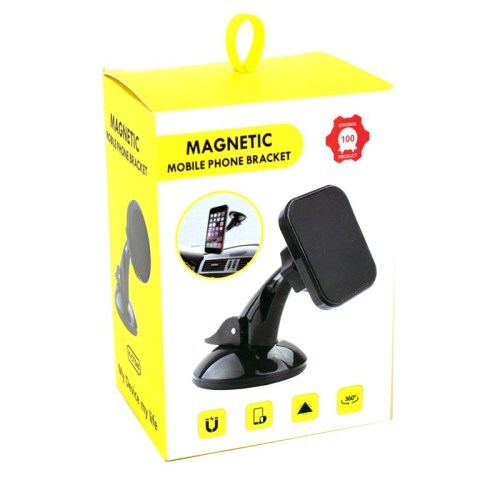 Держатель телефона на лоб. стекло или панель, магнитный, на присоске (KPR)