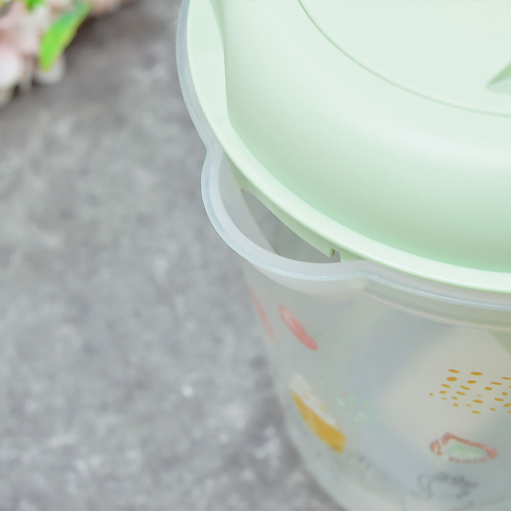 Емкость для блендера 2л с декором (зеленый)