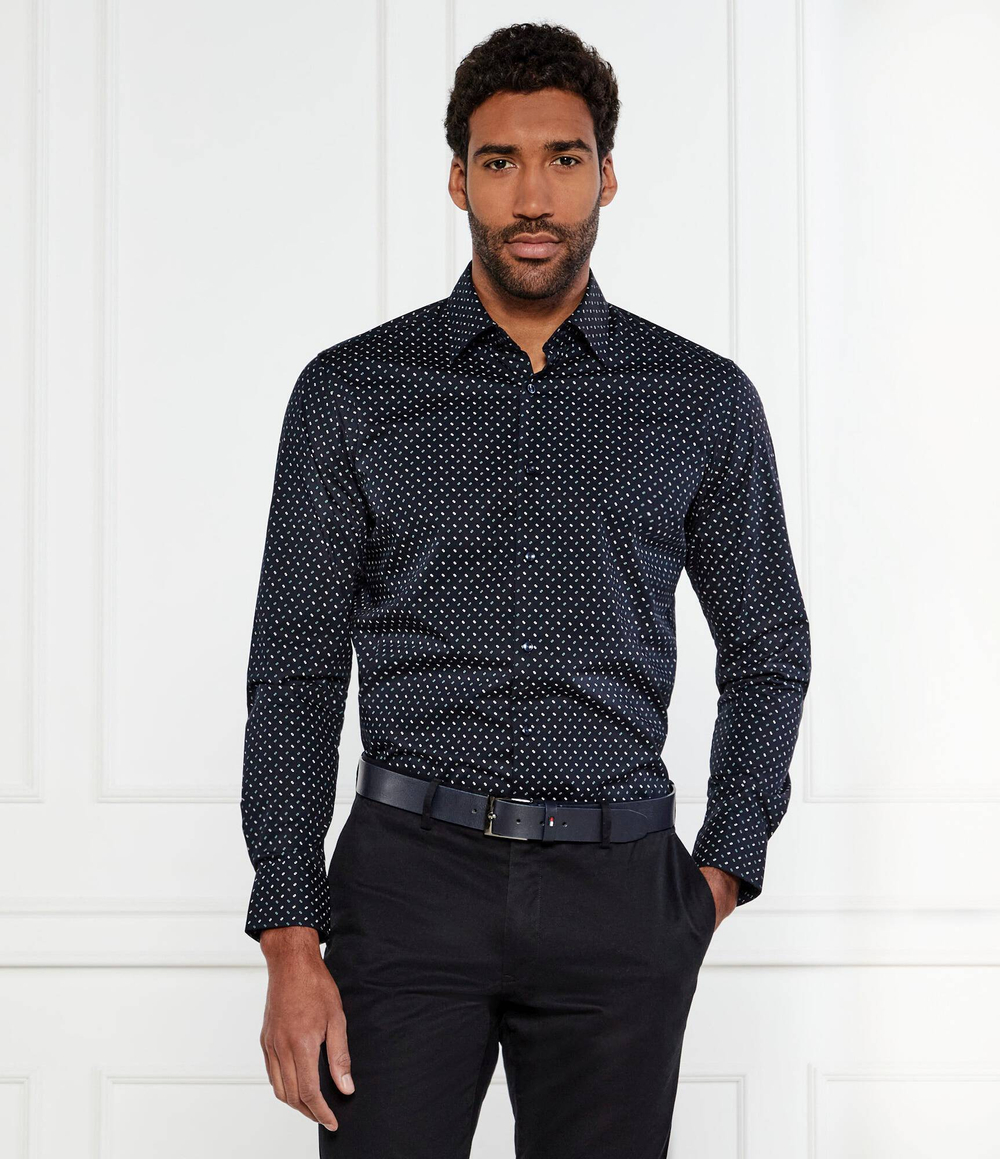 Рубашка H-JOE-kent-C1-214 BOSS BLACK - темно-синий(50538961)