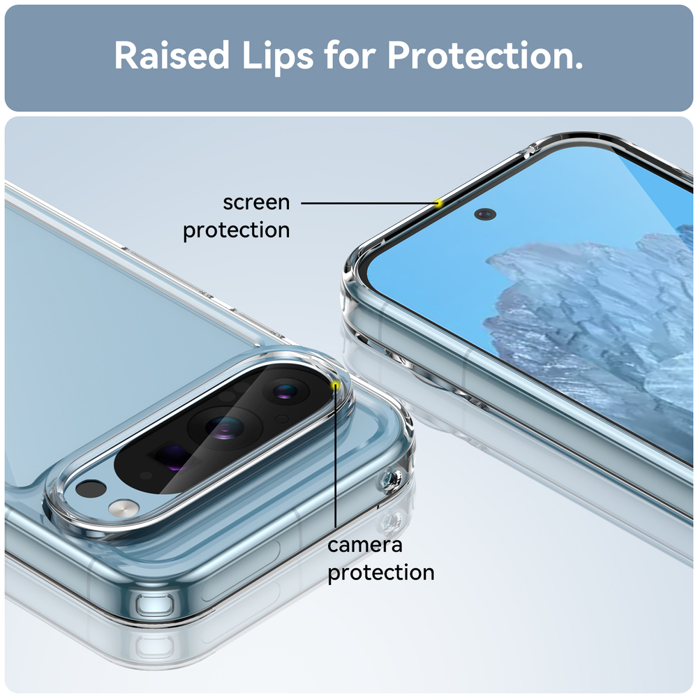 Усиленный чехол с мягкими рамками для Google Pixel 9 Pro, увеличенные защитные свойства