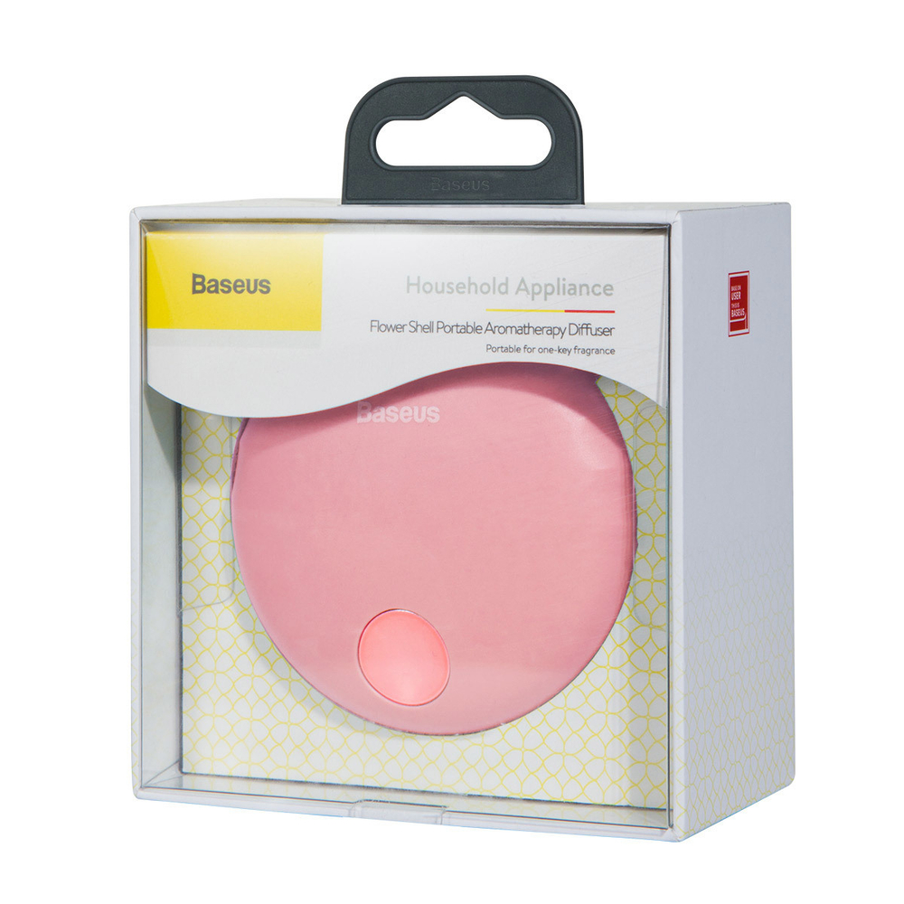 Портативный аромадиффузор Baseus Flower Shell Portable Aromatherapy Diffuser - Pink