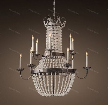 Люстра MARCH? FRENCH EMPIRE GLASS TWO-TIER Restoration Hardware 68290477