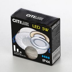 Citilux Акви CLD008010 Встраиваемый светильник влагозащищенный Белый