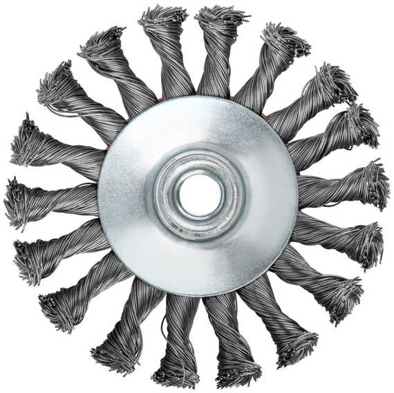 Корщетка-колесо для УШМ, 115 мм, М14 FIT IT 39115