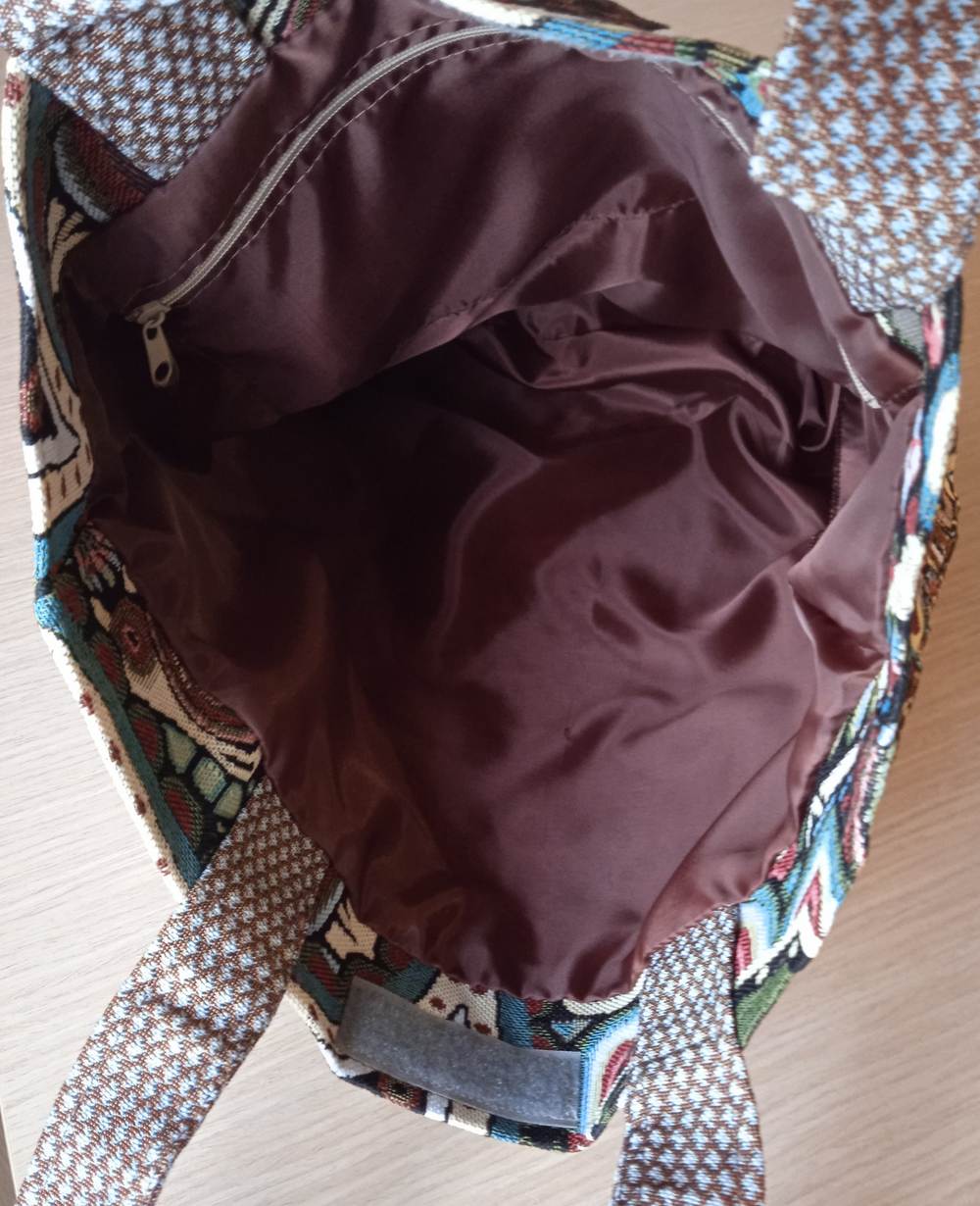 Гобеленовая сумка Пейсли (39х39х12)