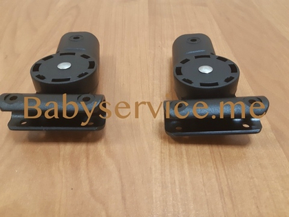 Шарнир капюшона овал 20/30 мм - круг 16 мм левый