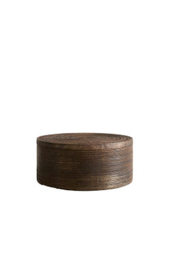 Zara Home Коробка для хранения из дерева, цвет коричневый, 16 см