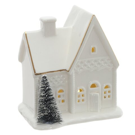GAEM Фигурка декоративная "Домик" с подсветкой (2хLR44), L10 W8 H12 см