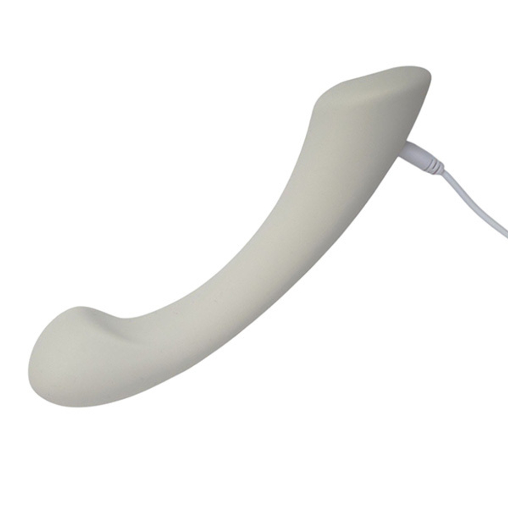 Серый аккумуляторный вибратор 17,8 см для зоны G Sose Mirage MI00105