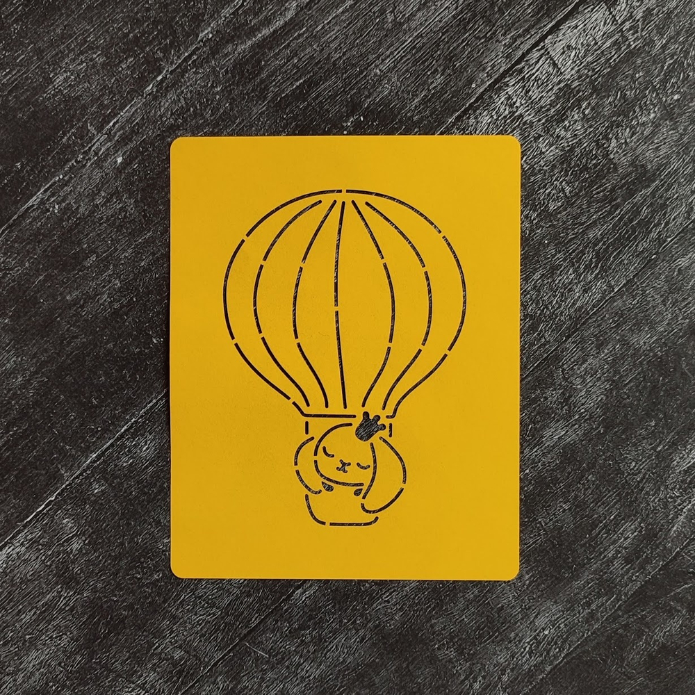 Воздушный шар №6 с зайкой