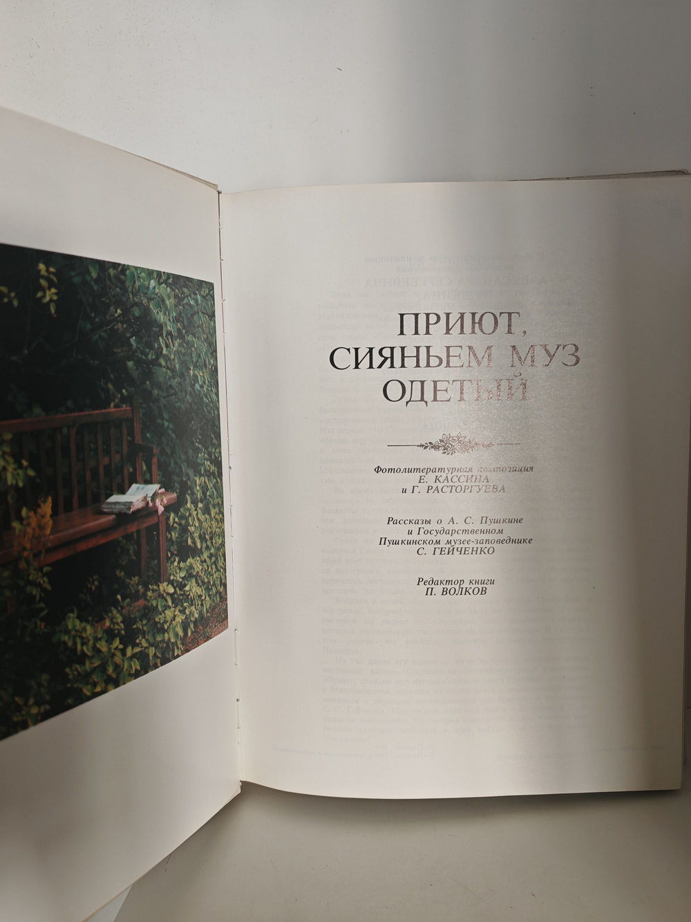 Приют, сияньем муз одетый