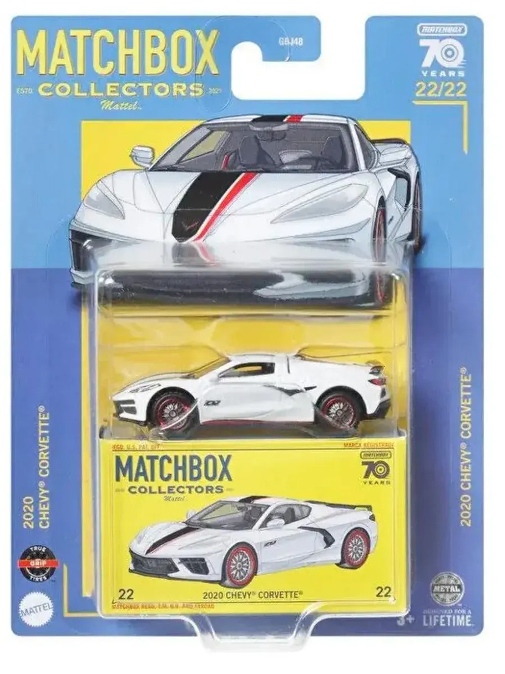Машинка Хот Вилс Matchbox 2020 Chevy Corvette GBJ48 HLJ75
