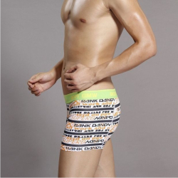 Мужские трусы боксеры GMW White Green Boxer