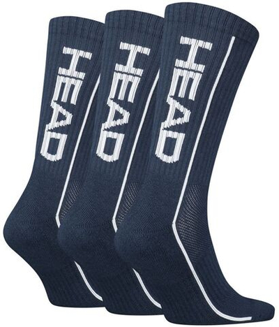Теннисные носки Head Performance Crew 3P - navy