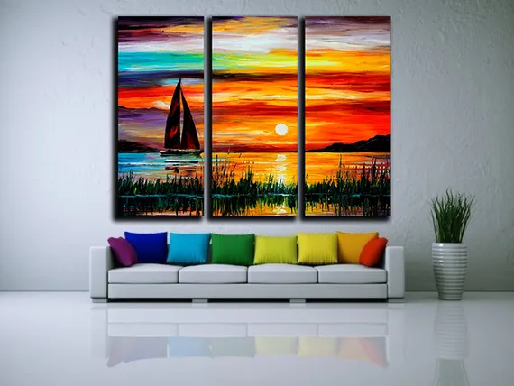 Модульная картина "Кипарис"