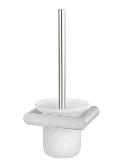 Ёршик туалетный настенный нерж. сталь/стекло VERONA 16877.B глянцевый