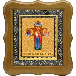 Купятицкая икона Пресвятой Богородицы на холсте.