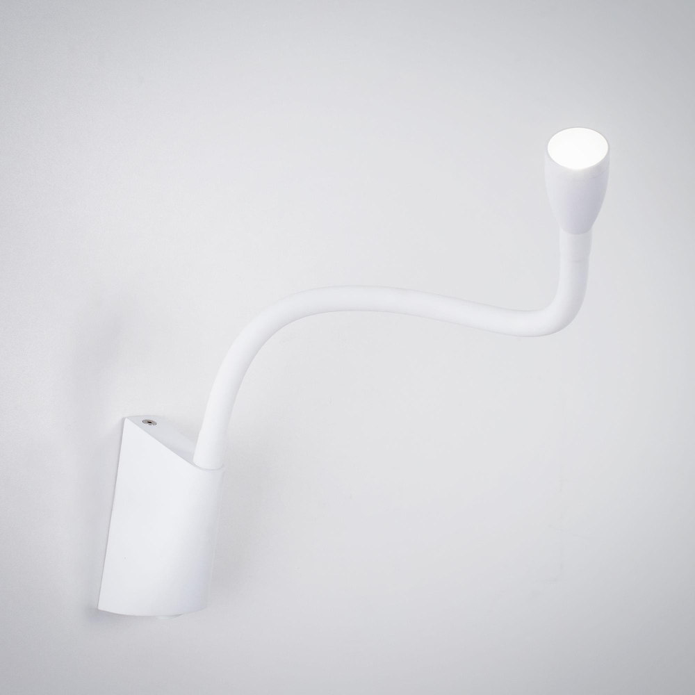 Citilux Декарт CL704340 LED Бра гибкое с выключателем Белое