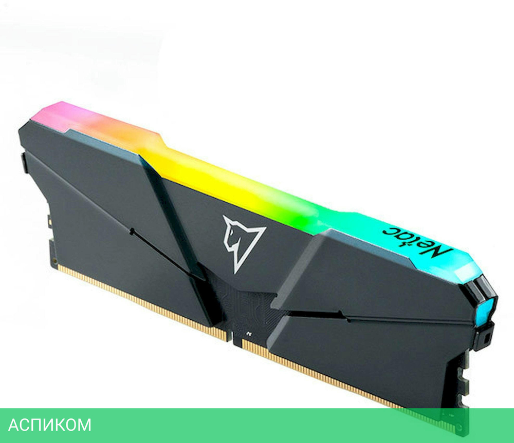 Оперативная память Netac Shadow RGB 2x8GB DDR4 PC4-25600 (NTSRD4P32DP-16E)