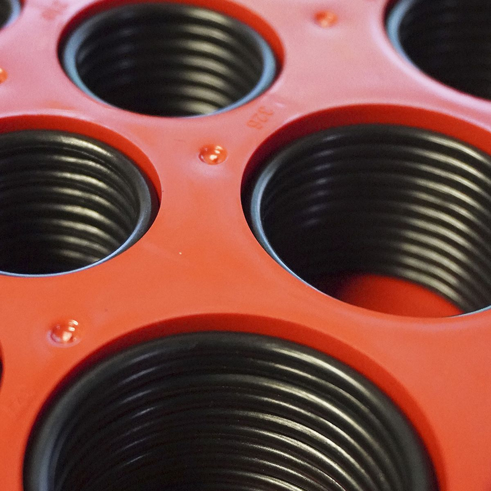 WDK-214046 Набор уплотнительных колец резиновых, черные, 382 шт.