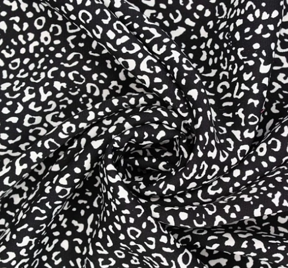 Ткань Софт "Космо", 105 гр/м2, 95% п/э, 5% эл., ш. 150 см, чёрный