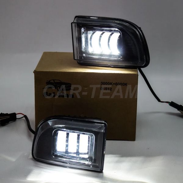 Противотуманные фары (ПТФ) линзованные "Sal-Man" на Chevrolet Lacetti (арт. 01512) (3 диода LED 50W два режима (3000K+6000K))