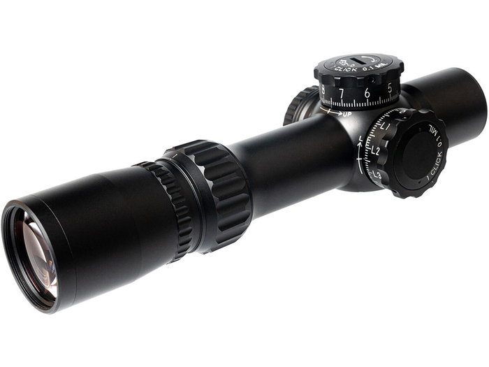 Прицел March-F 1-8x24 Shorty, сетка FMC-3, FFP, 30мм, с кронштейном (D8SV24FIML FMC-3)