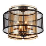 8007/6C MODERNI LN25 251 черный/черный, золотой металл/металл, стекло Люстра потолочная Е14 6*40W 220V ZARINA