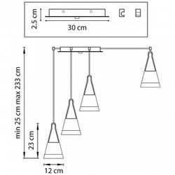 Подвесной светильник Lightstar Cone 757067