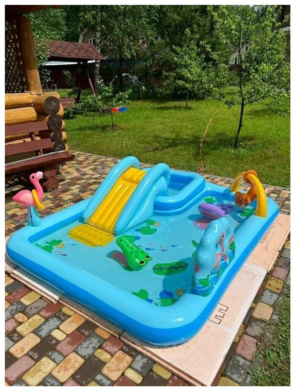 Игровой центр Приключения в джунглях, 244 х 198 х 71 см, от 2 лет, 57161NP INTEX