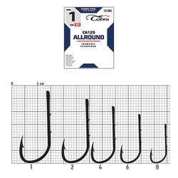 Крючки Cobra Allround BAITHOLDER сер. CA129 разм. 004 10шт.
