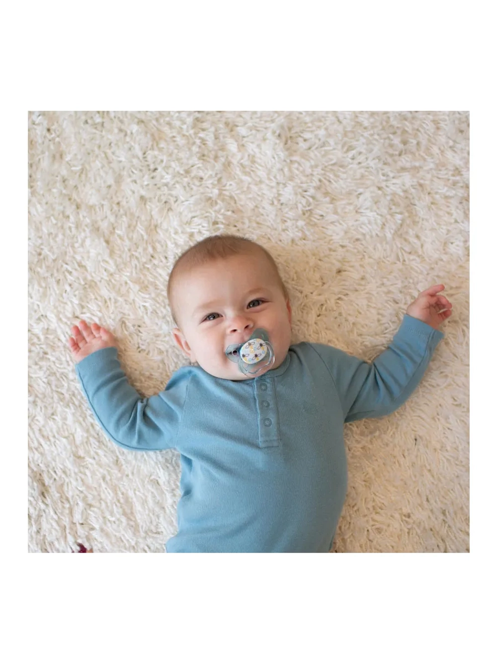 Ортодонтическая соска пустышка для новорожденных 2 шт