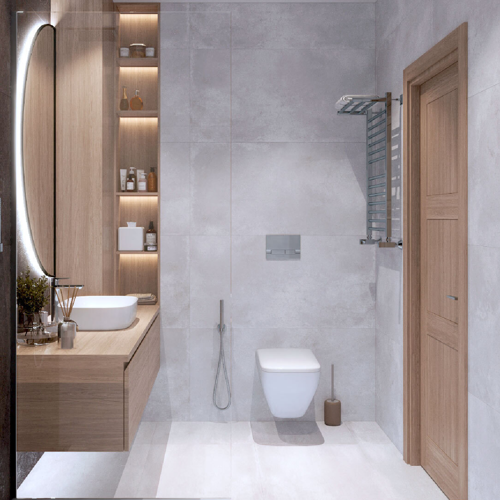 Керамогранит Lazio Matt 60x120 см 2.88 м² матовый цвет серый